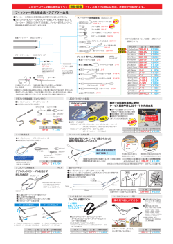 フィッシャー用先端金具・アダプター金具