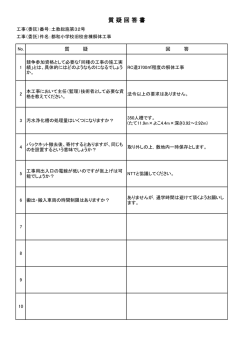 質疑回答書
