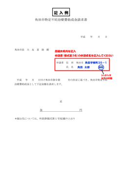 記 入 例