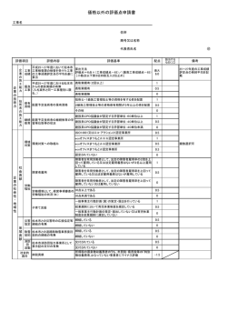 価格以外の評価点申請書