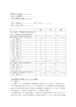 証券コード 5413 会社名 日新製鋼 レポート提出日 6/10 学部 商学部