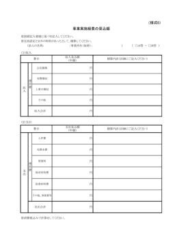 （様式6）事業実施経費の見込額 (PDF形式, 83.97KB)