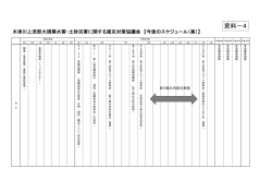 資料－4［今後のスケジュール（案）］