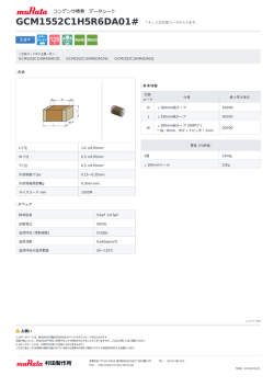 L寸法 1.0 ±0.05mm W寸法 0.5 ±0.05mm T寸法 0.5
