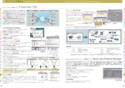 ネットワーク管理製品 Proactnes／SN
