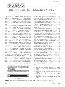 同居して初めて本性を知る～糸状菌の細胞融合と不和合性