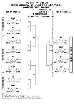 ファミリーマートカップ 第36回 全日本バレーボール小学生大会（平成28