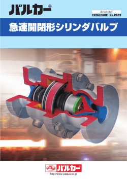 急速開閉形シリンダバルブ（約2.3MB）