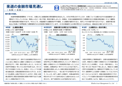 来週の金融市場見通し - しんきんアセットマネジメント投信