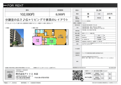 ベルビュー 東大阪市長田西[マンション(居住用) 3階 2LDK 10.2万円]