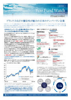 PDFダウンロード - ピクテ投信投資顧問株式会社
