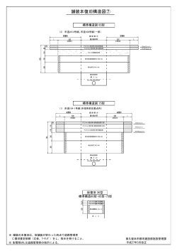 舗装本復旧構造図⑦
