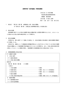 H27高理2年 太陽放射と大気･海水の運動