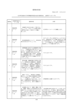 質問回答書