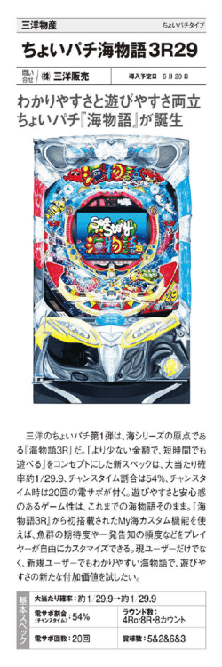 ちょいパチ 海物語3R29