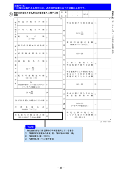 別表十(七) ｢13｣欄に記載がある場合には、適用額明細書に以下の記載