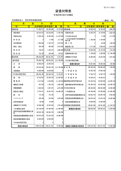 貸借対照表 - 社会福祉協会