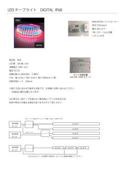【流れRGBデジタル】IP68テープライト クリック PDF