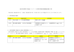 設計図書間の相違について（大津保育園改築機械設備工事）