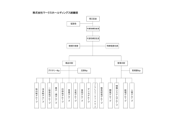 株式会社マークスホールディングス組織図