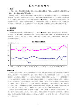 東 北 の 景 気 動 向