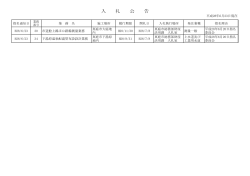 入 札 公 告