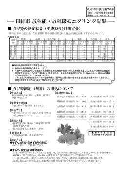 （平成28年5月分） [PDFファイル／232KB]
