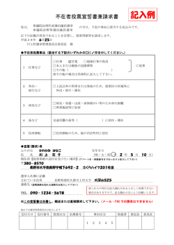 記入例 - 川上村