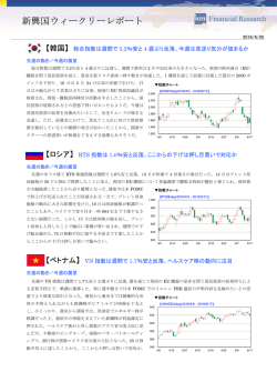 新興国ウィークリーレポート