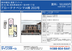 ブローテナベシマA棟 203号