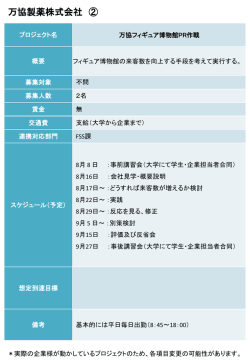 プロジェクト詳細