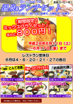 ホテルウェルネス鈴鹿路 温泉＆ランチ