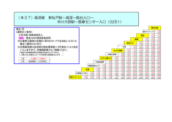 （本37）高塚線 東松戸駅～高塚～殿台入口～ 市川大野駅～医療