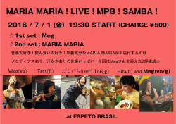 MARIA MARIA ! LIVE ! MPB ! SAMBA