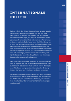 internationale politik - Konrad-Adenauer