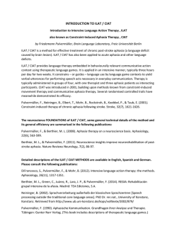 introduction to ilat / ciat