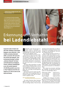 Diebstahlvorbeugung