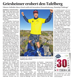 Griesheimer erobert den Tafelberg