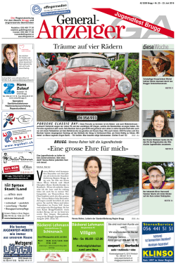 Aktuelle Ausgabe - effingermedien.ch