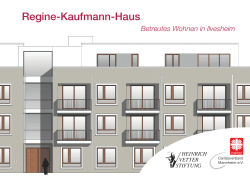 Regine-Kaufmann-Haus - Caritasverband Mannheim eV
