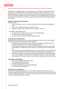 Infoblatt - Mondopoly