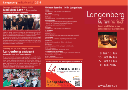 Flyer Kulturinarisch 2016.indd - Langenberger Werbevereinigung