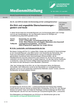 Ein Elch und ungez&auml;hlte &Uuml;berschwemmungen &ndash; gestern und heute
