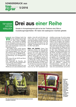 Drei aus einer Reihe