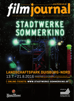 Stadtwerke Sommerkino 2016