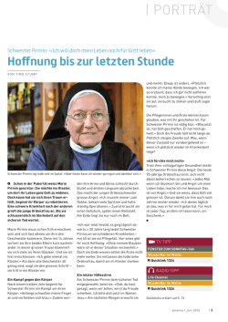 Hoffnung bis zur letzten Stunde