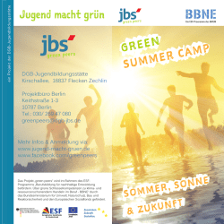 Jugend macht gr&uuml;n - `DGB