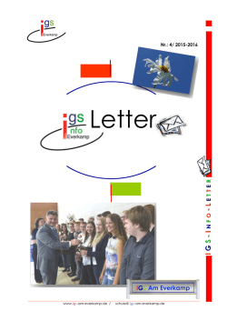 ILetter Nr. 4 / 2015-16