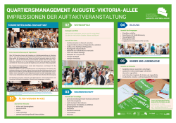 Dokumentation der Auftaktveranstaltung