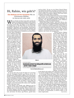 Hi, Rahim, wie geht`s?